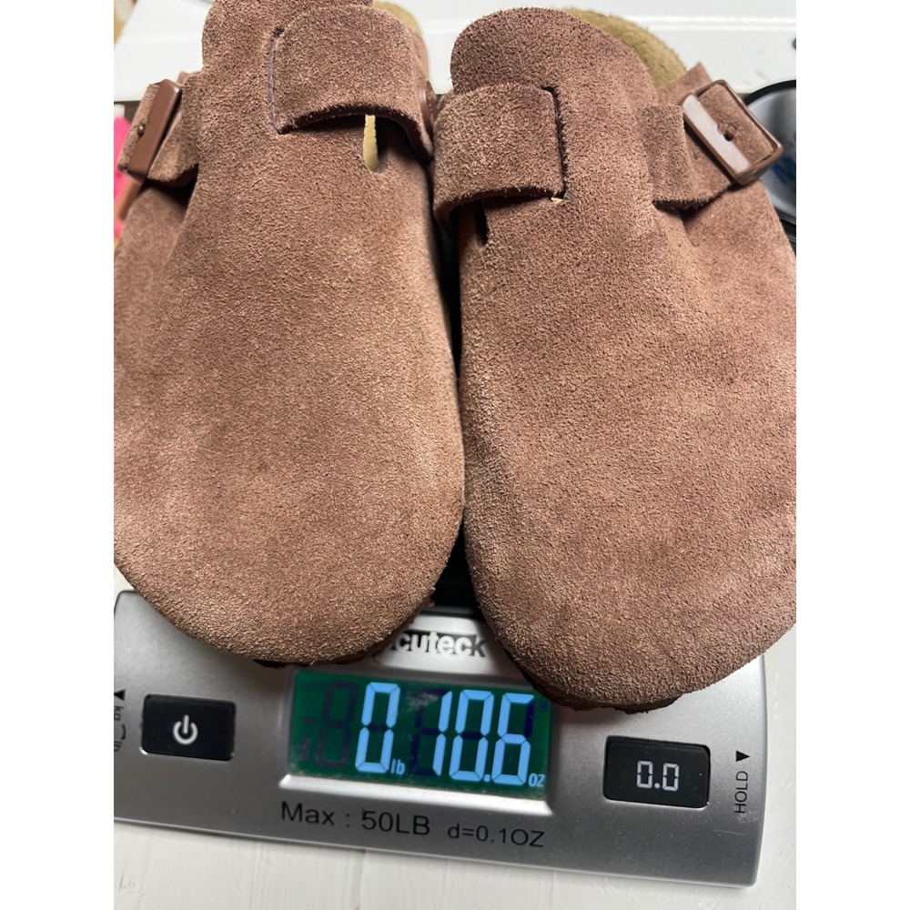 Birkenstock Boston Mocha Leather Clog Mules Little Kids 30(12) - Picture 12 of 12